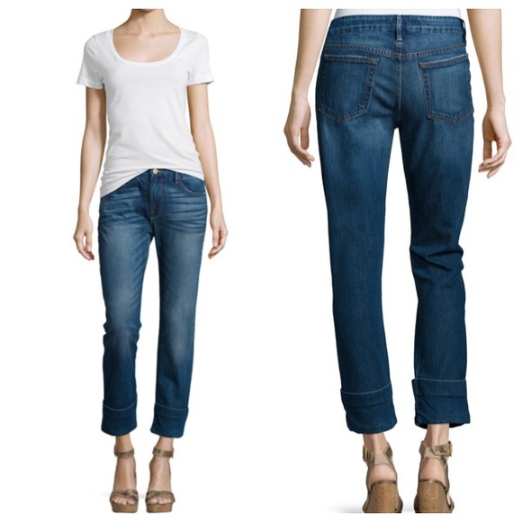 Frame Le Grand Garon Cropped Boyfriend 